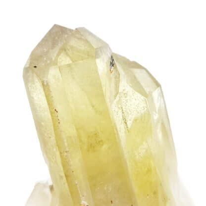 Quartz citrine, Gisement d'Olkhovka, Krasnovishersky, kraï de Perm, Russie.