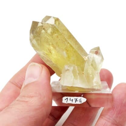 Quartz citrine, Gisement d'Olkhovka, Krasnovishersky, kraï de Perm, Russie.