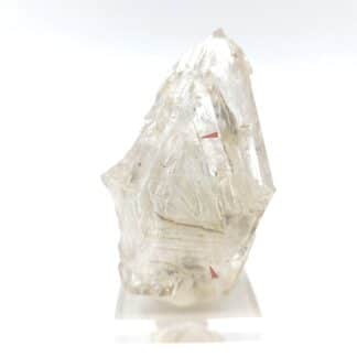 Quartz fenêtre avec bulle mobile, carrière Choëx, Val d’Illiez, Valais (Suisse).