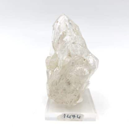 Quartz fenêtre avec bulle mobile, carrière Choëx, Val d’Illiez, Valais (Suisse).