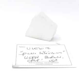 Ulexite, Bore, comté de Kern, Californie, États-Unis.