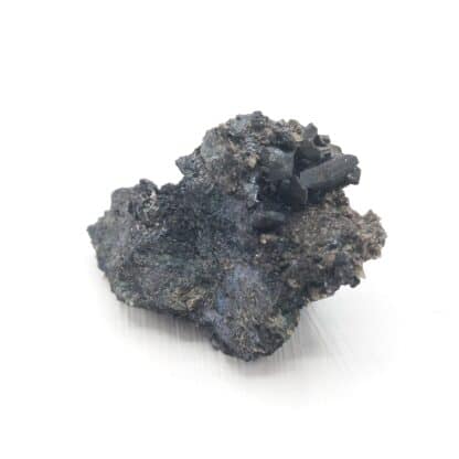 Chalcocite, Mine Geevor, Pendeen, St Just, Cornouailles, Angleterre, Royaume-Uni.