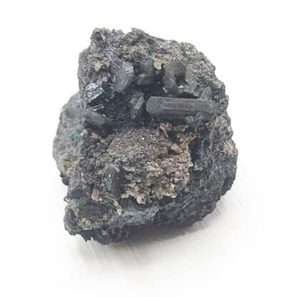 Chalcocite, Mine Geevor, Pendeen, St Just, Cornouailles, Angleterre, Royaume-Uni.