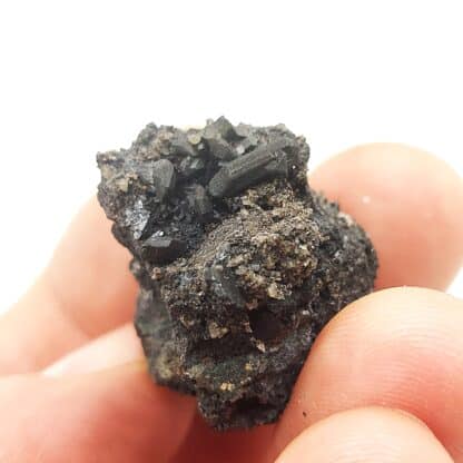 Chalcocite, Mine Geevor, Pendeen, St Just, Cornouailles, Angleterre, Royaume-Uni.