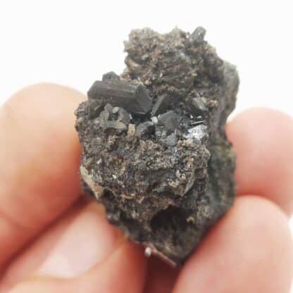 Chalcocite, Mine Geevor, Pendeen, St Just, Cornouailles, Angleterre, Royaume-Uni.