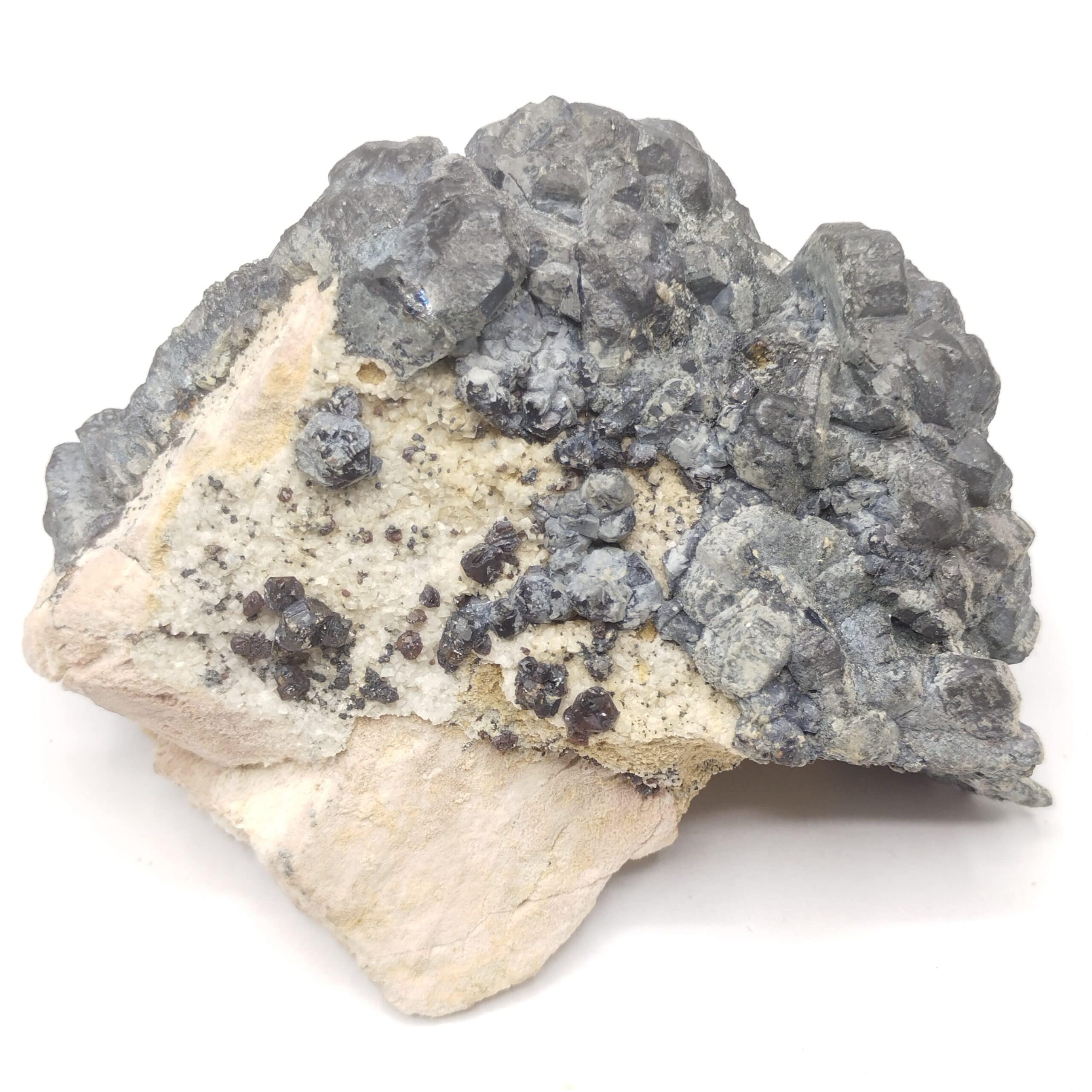 Bournonite & Sphalérite, Les Malines, Saint-Laurent-le-Minier, Gard.