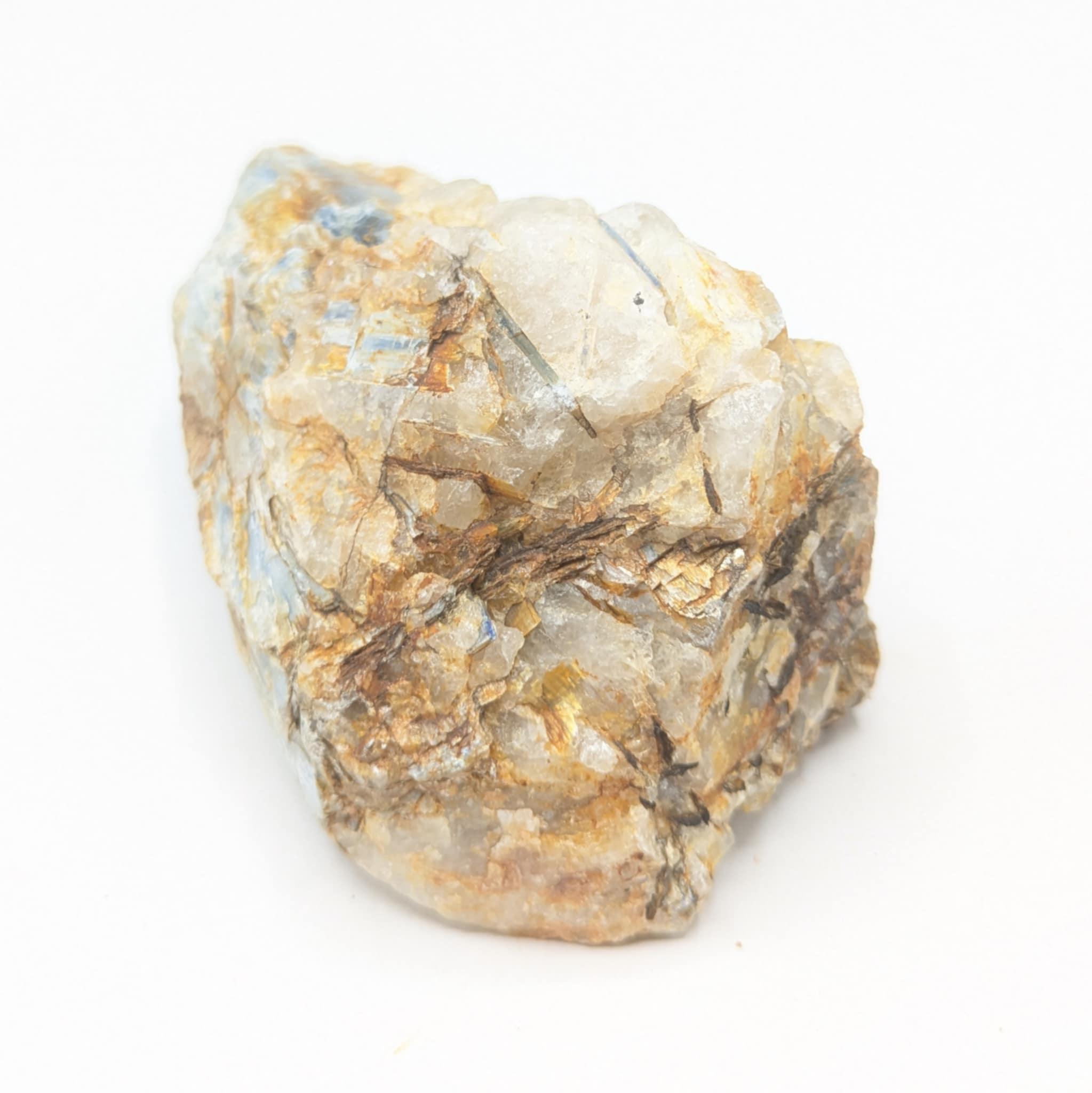 Disthène (Kyanite), Hoche, Saint-Priest-les-Fougères, Dordogne.