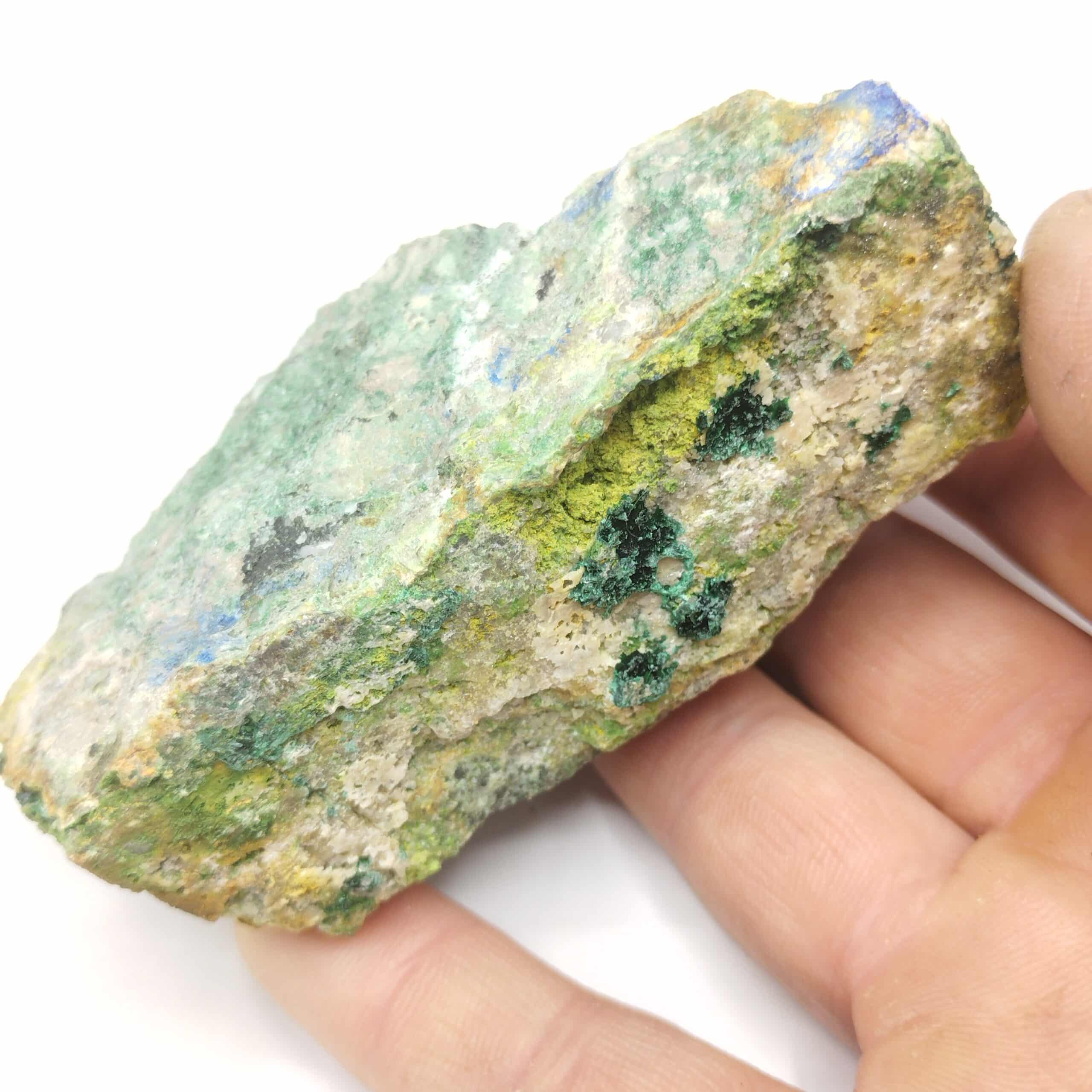 Malachite & Bayldonite, Cap Garonne, Var.