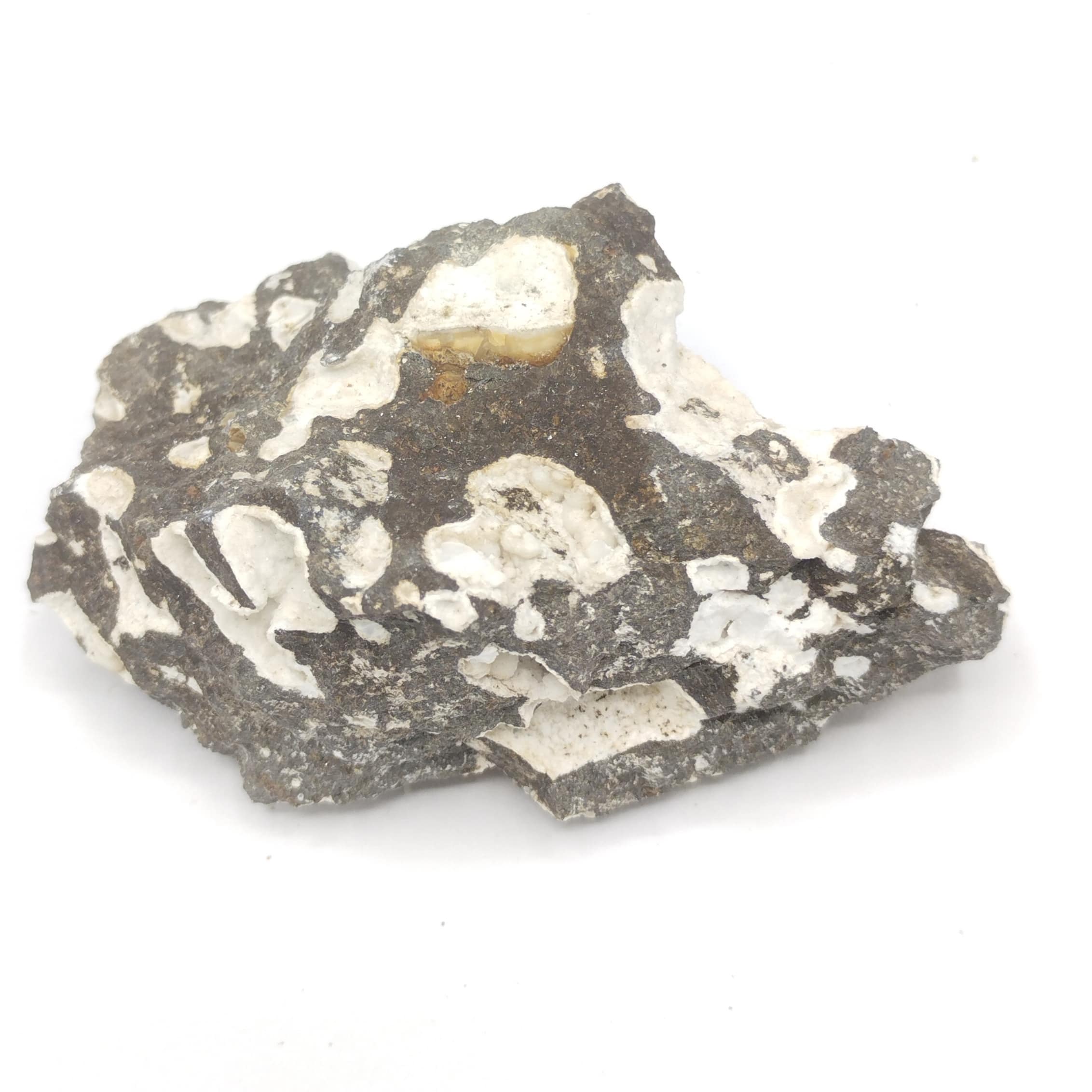 Gonnardite, Gignat, Puy-de-Dôme, Auvergne.