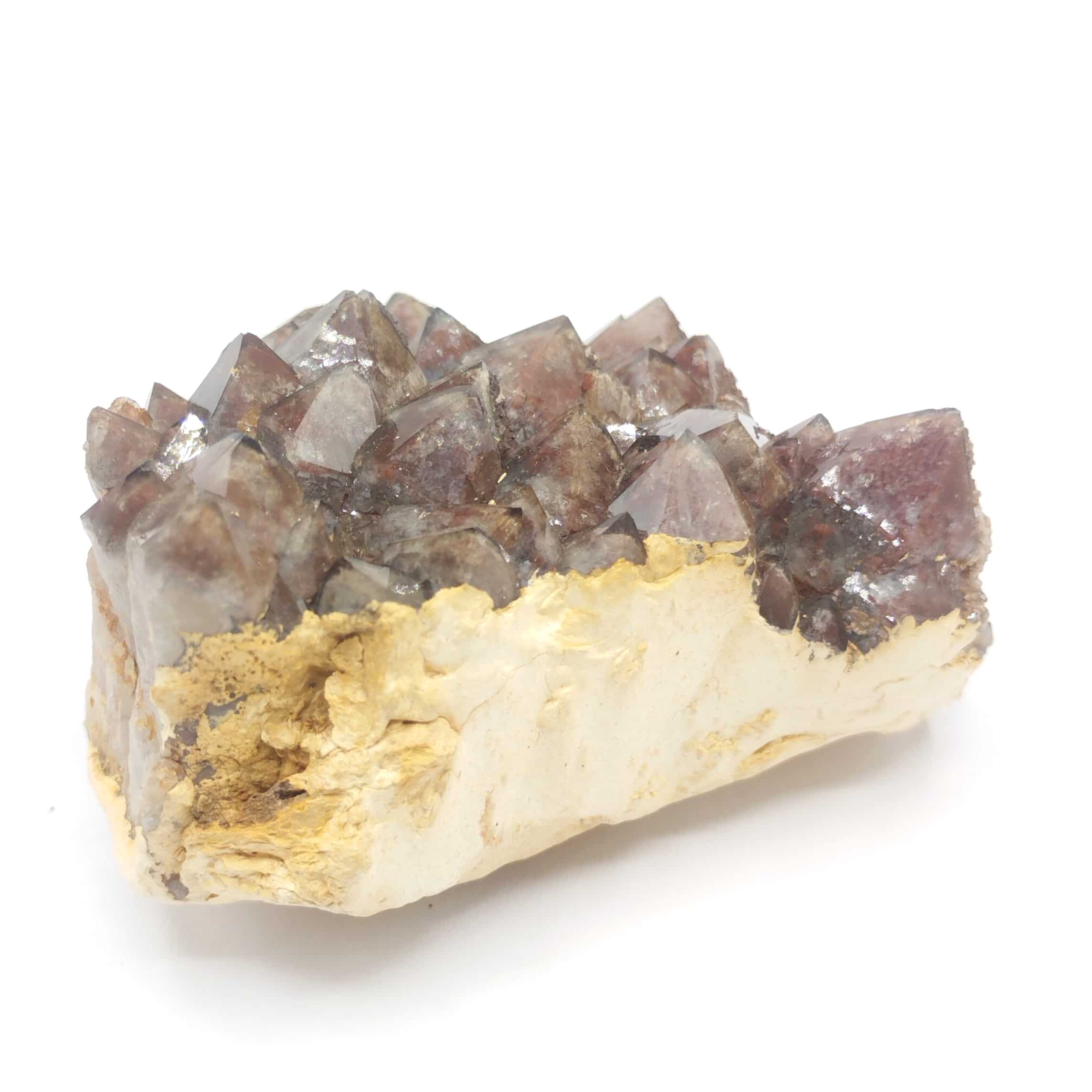 Quartz hématoïde, Echassières, Allier.