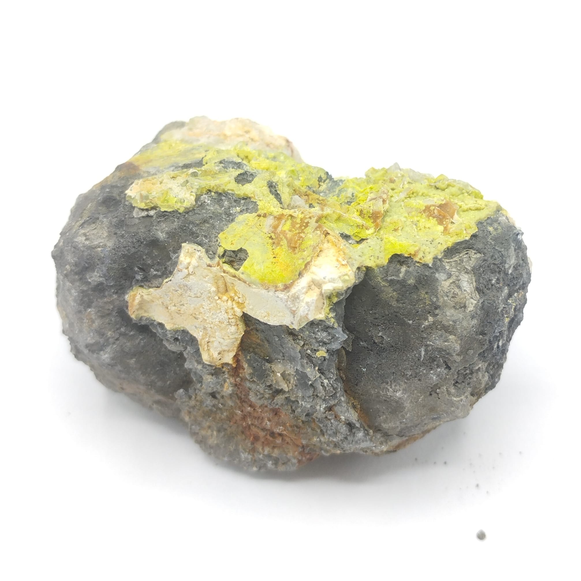 Pyromorphite & Galène, L’Argentolle, Saône-et-Loire.