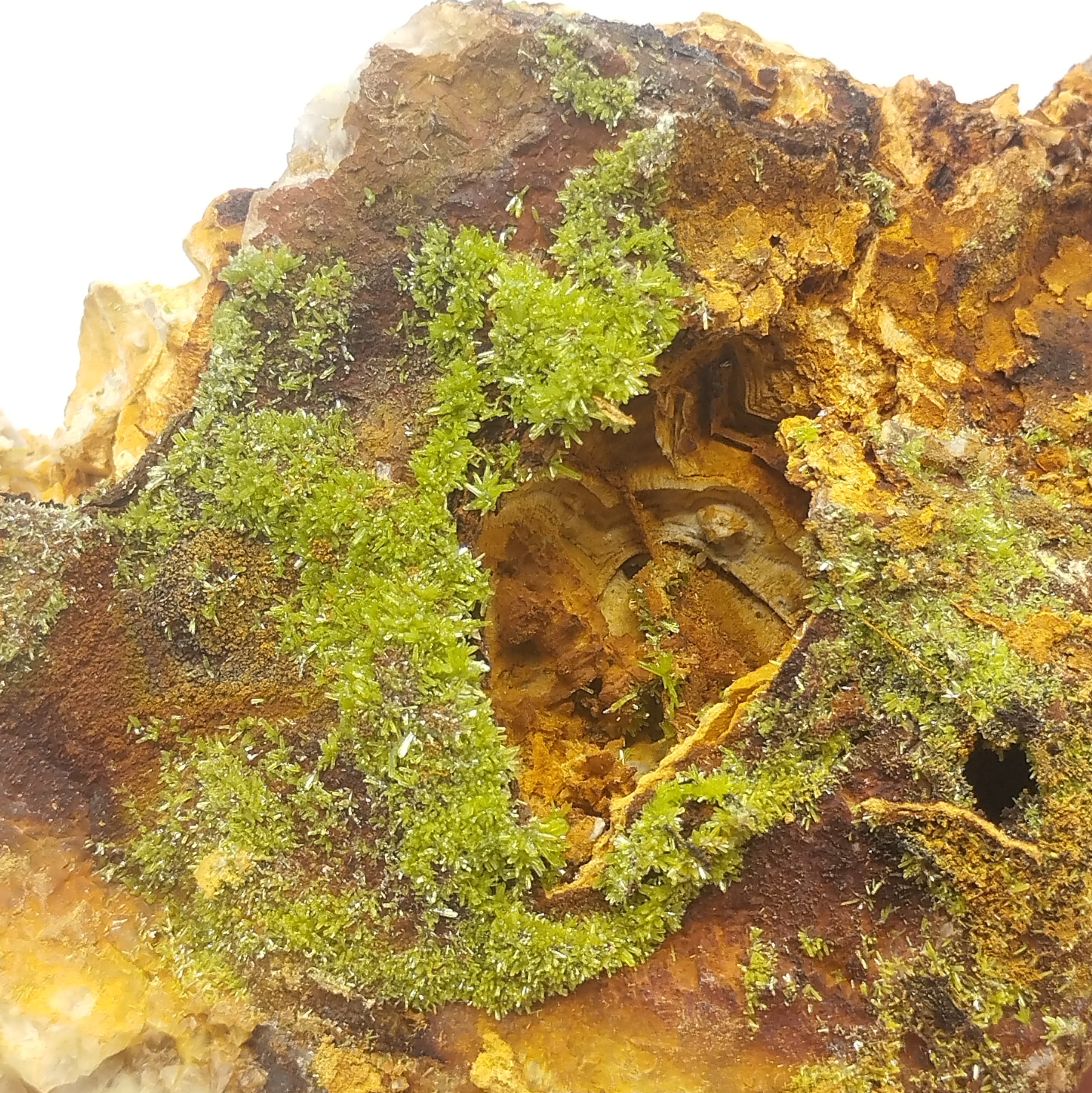Pyromorphite, Chaillac, Indre.