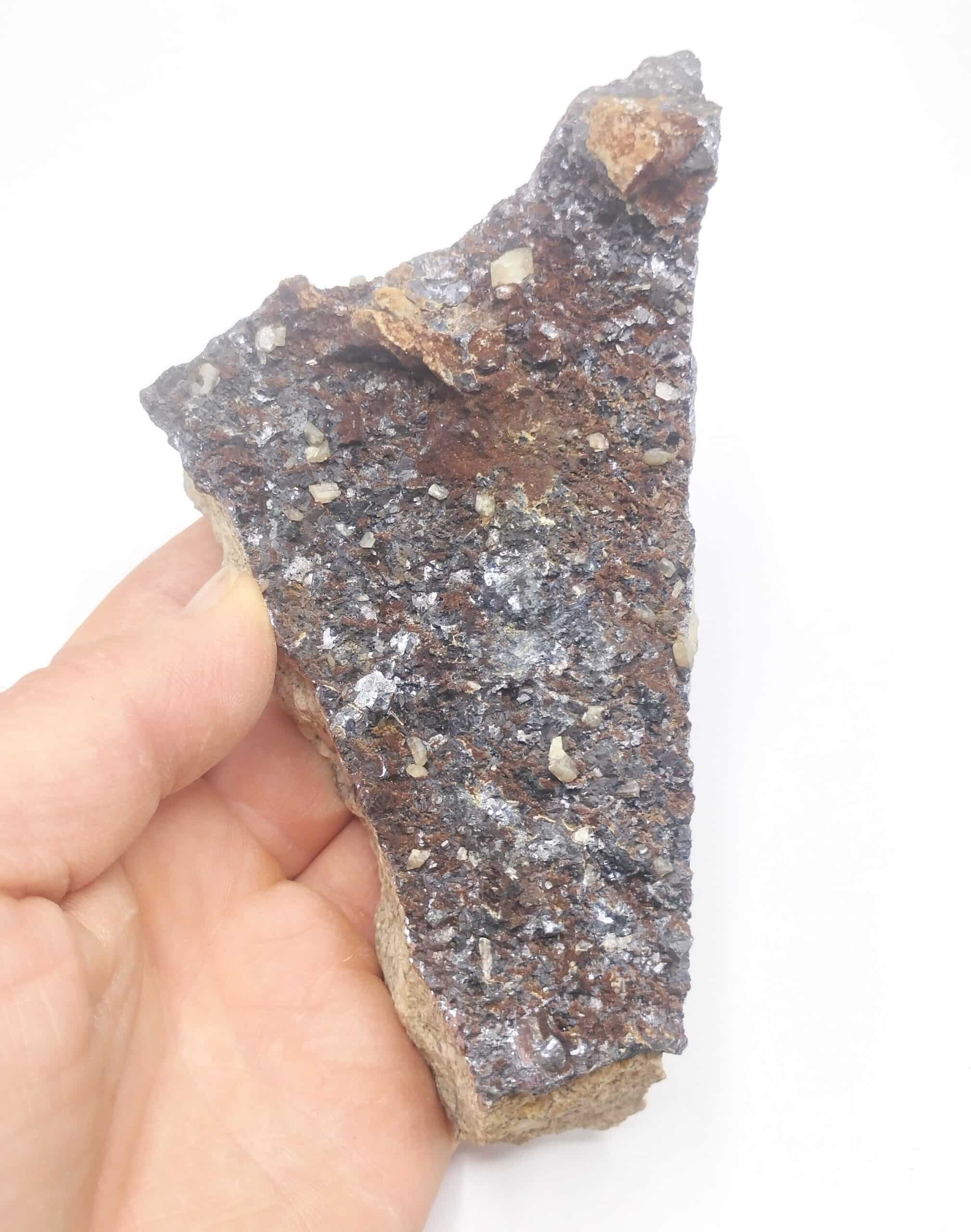 Cérusite, Galène & Sidérite, La Croix-aux-Mines, Vosges.