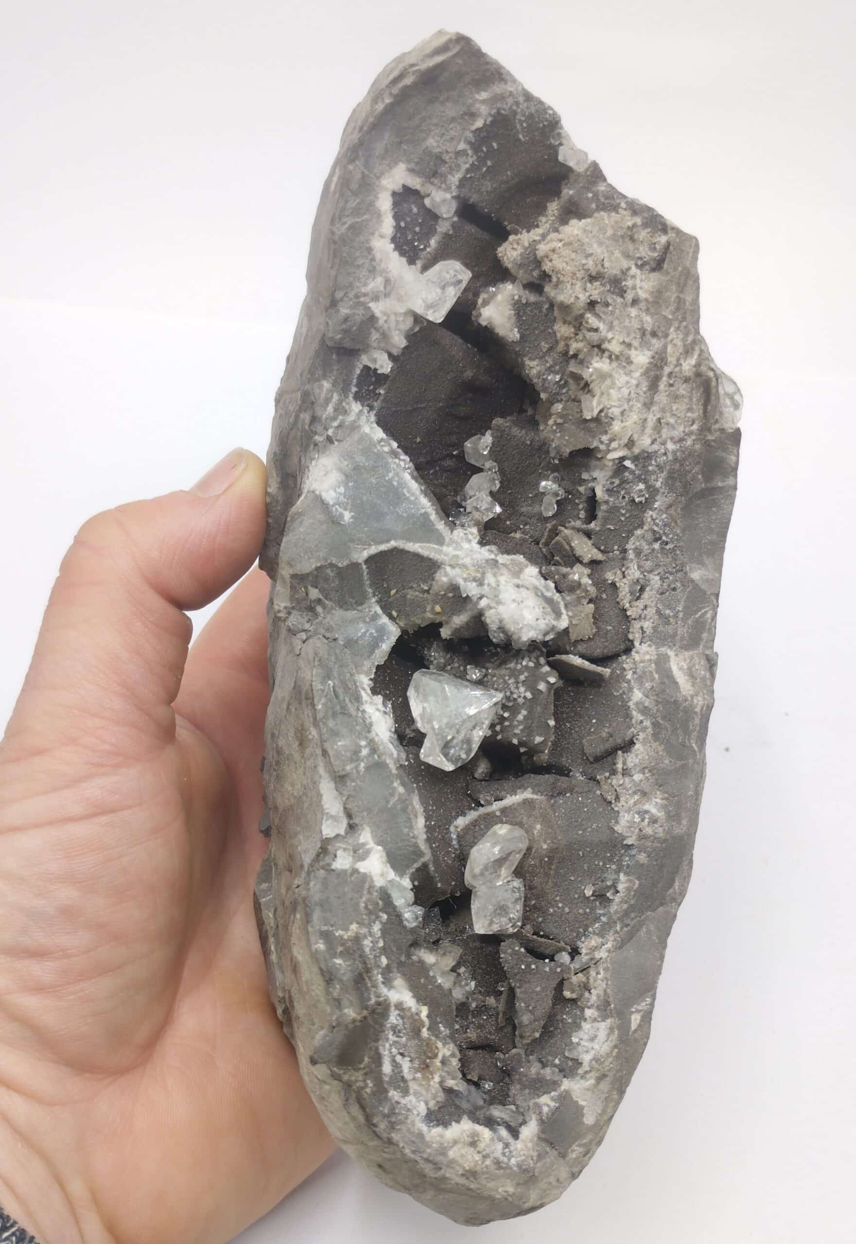 Quartz diamant (Septaria), Lagier, Rémuzat, Drôme.