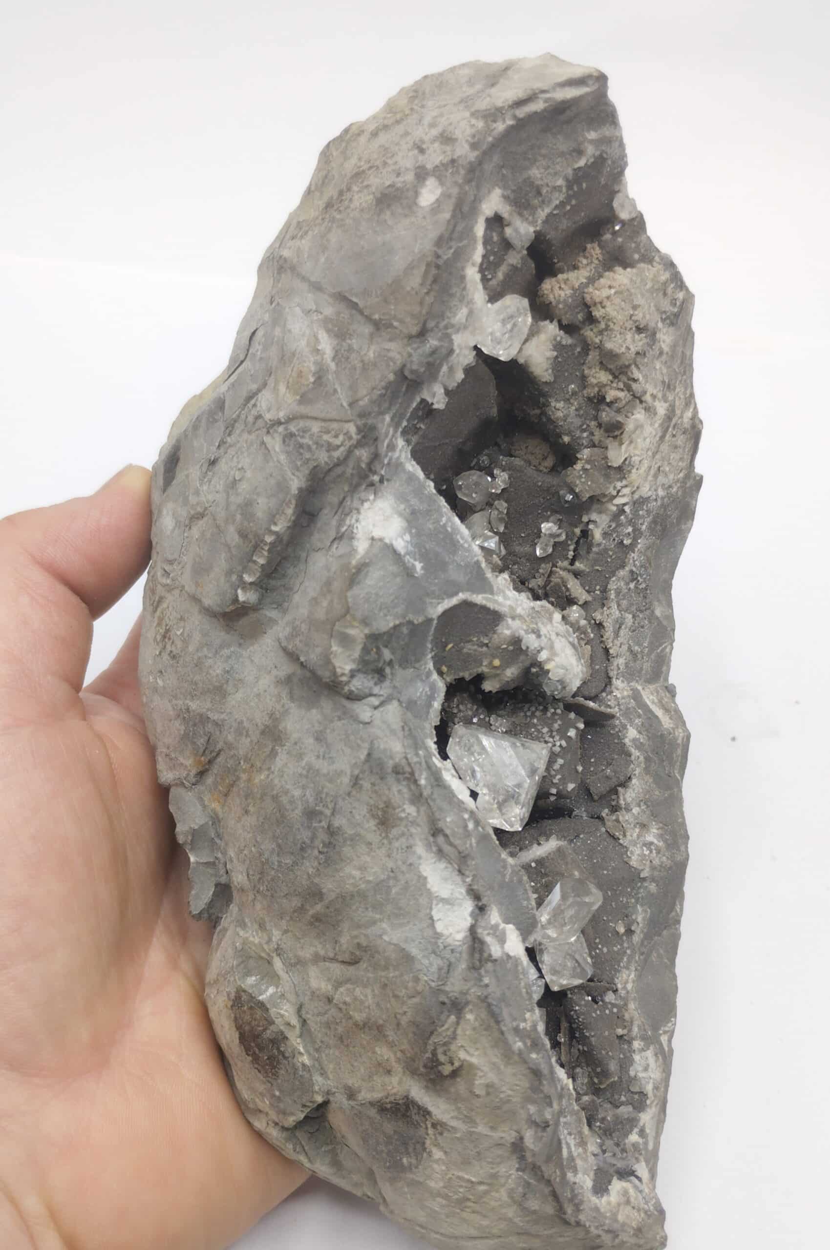 Quartz diamant (Septaria), Lagier, Rémuzat, Drôme.