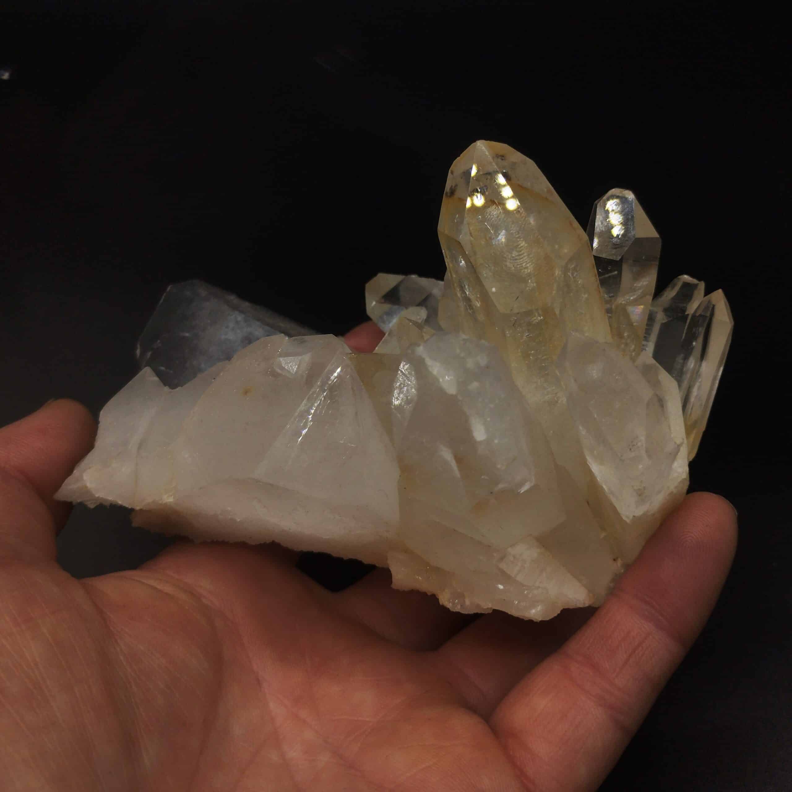 Cristal de roche (Quartz), Le Grand Châtelard, Maurienne, Savoie.