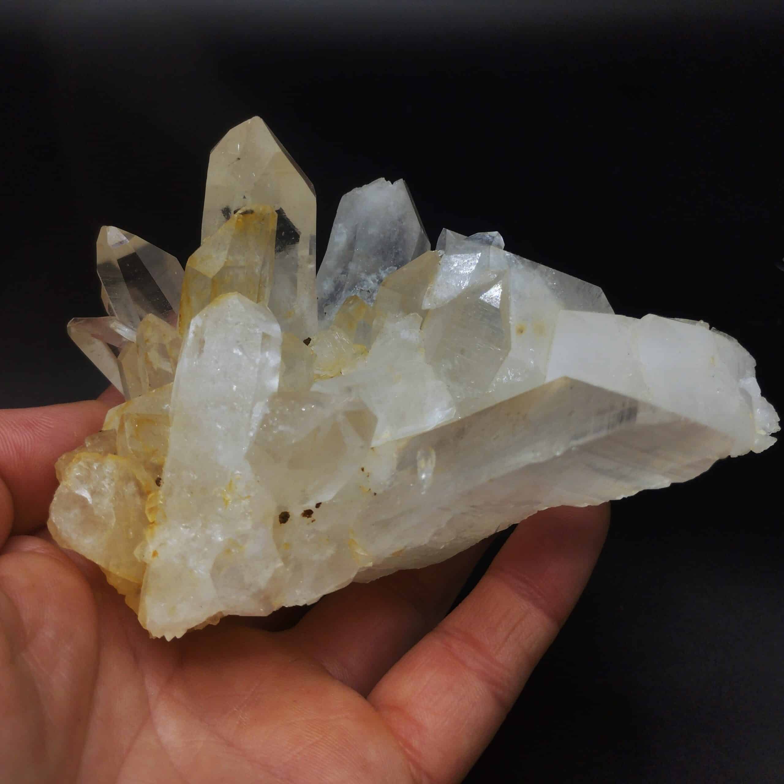 Cristal de roche (Quartz), Le Grand Châtelard, Maurienne, Savoie.