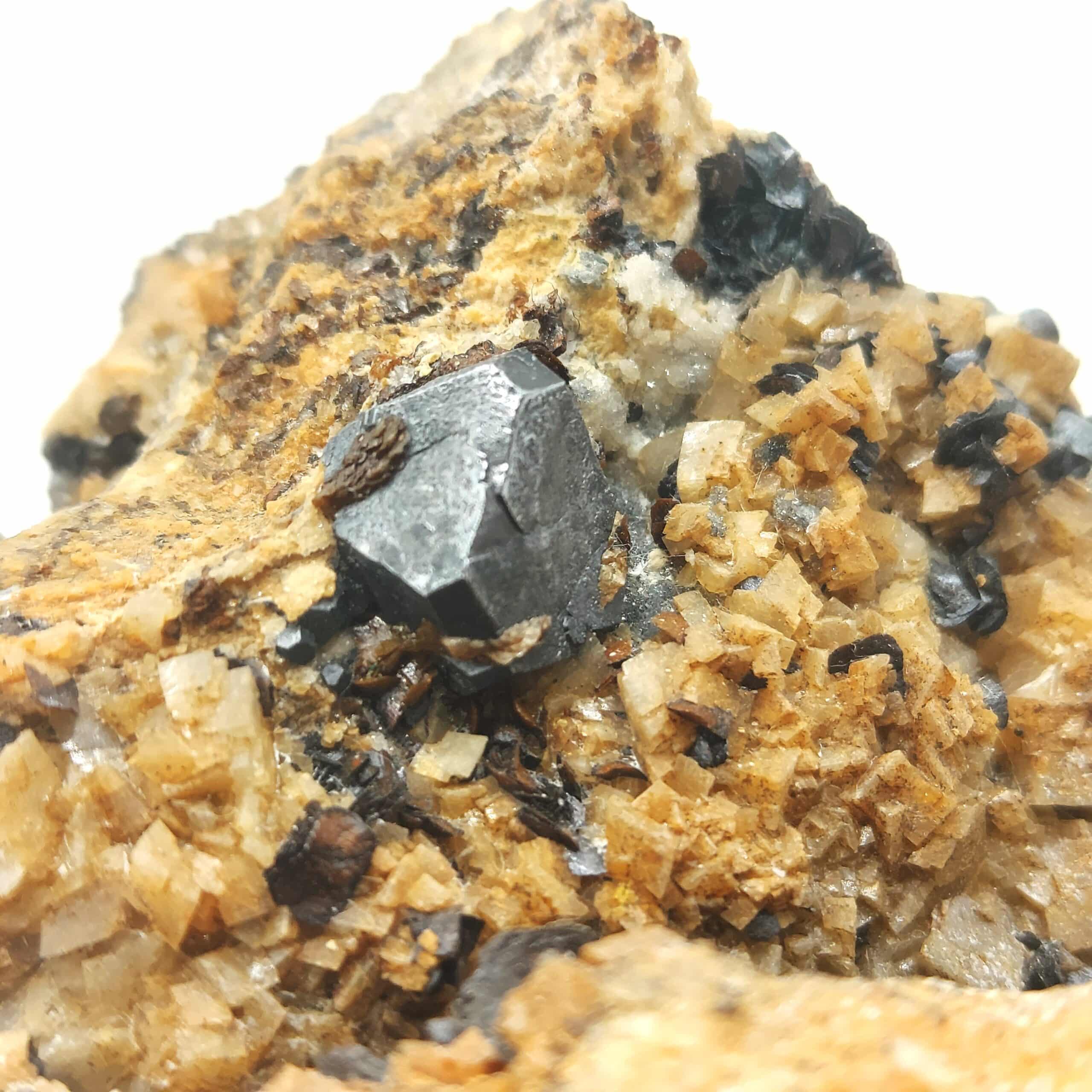 Galène, Sidérite, Dolomite, Carrière du Rivet, Peyrebrune, Tarn.