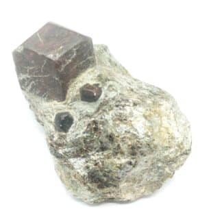 Grenat almandin, Ötztal, Autriche.