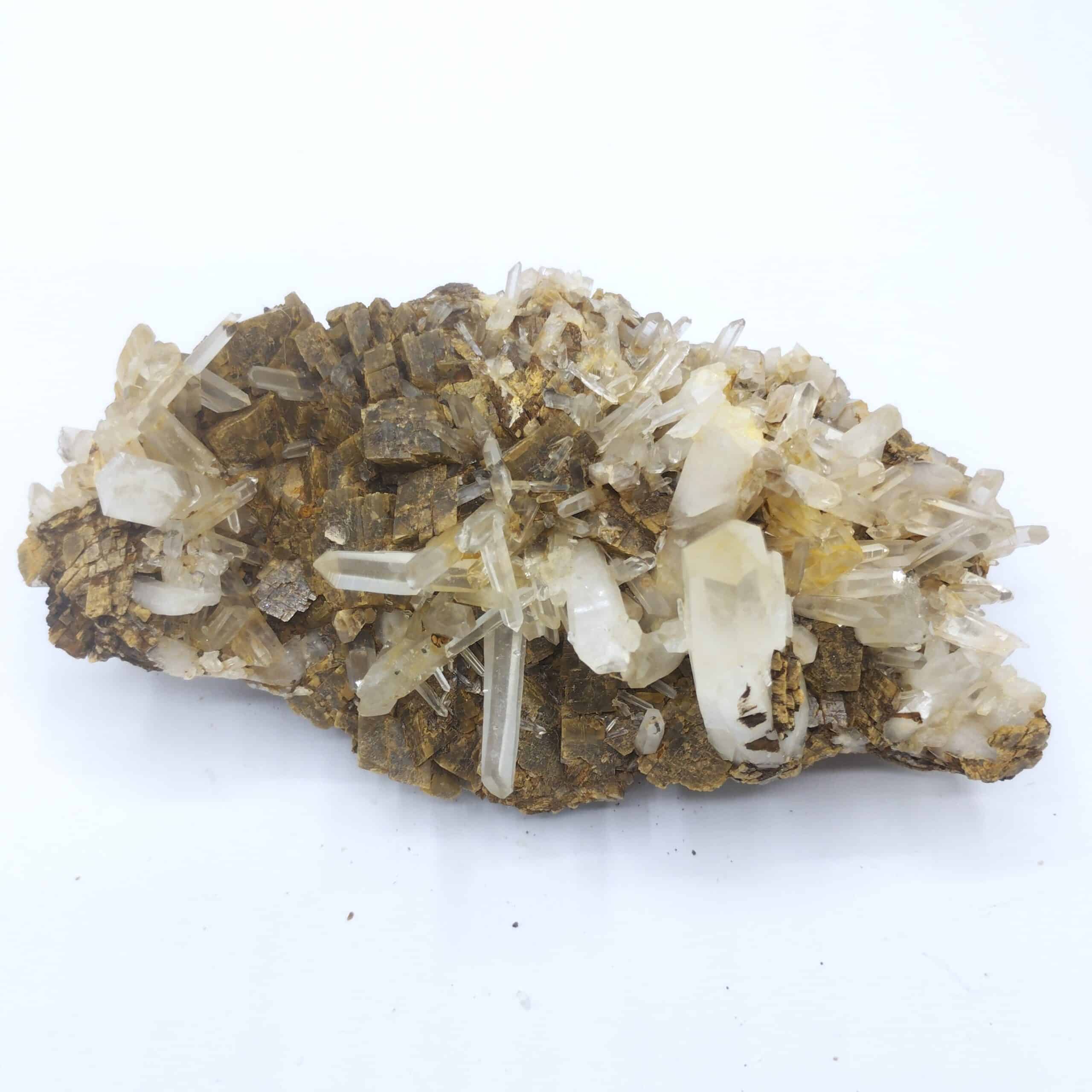 Quartz & Sidérite, Mine des Halles, Vaulnaveys, Isère.