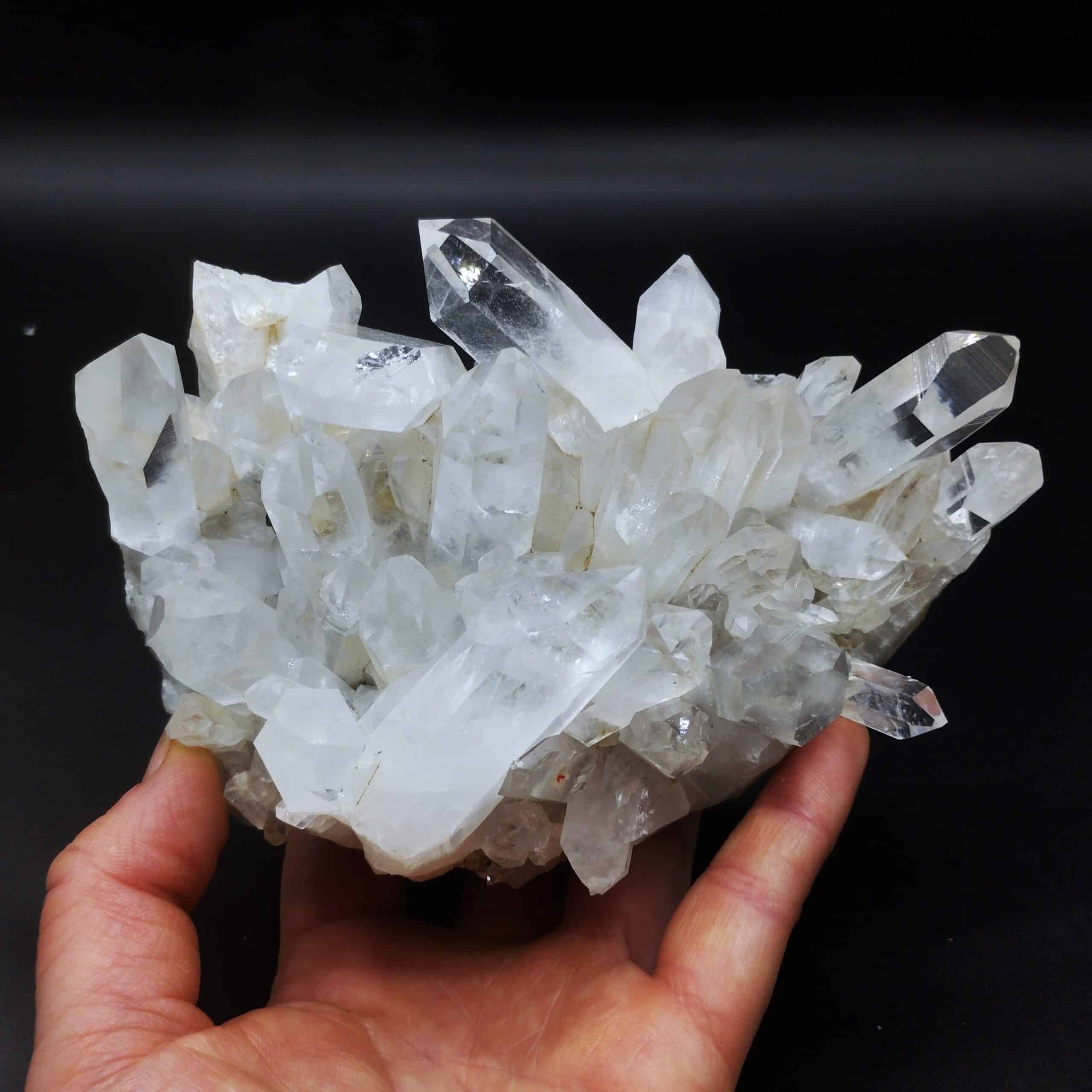 Quartz (Cristal de roche), Le Grand Châtelard, Maurienne, Savoie.