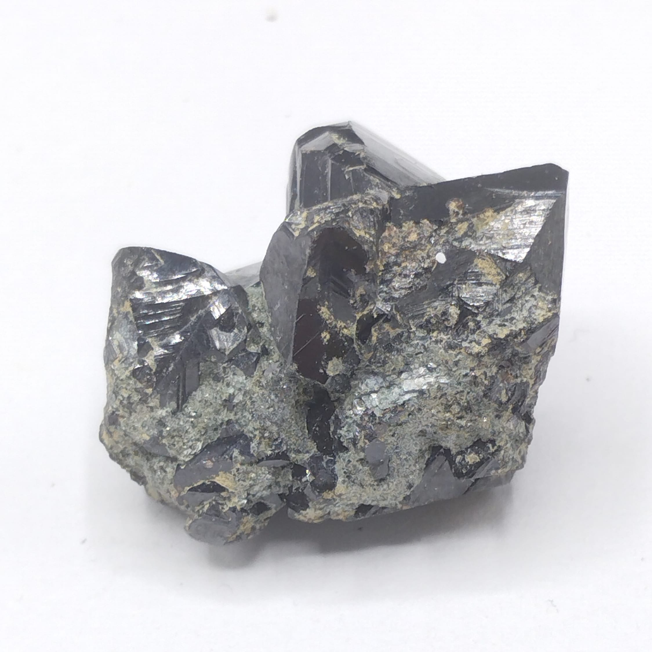 Cristaux de Cassitérite, Mine du Mont Lyell, Tasmanie.