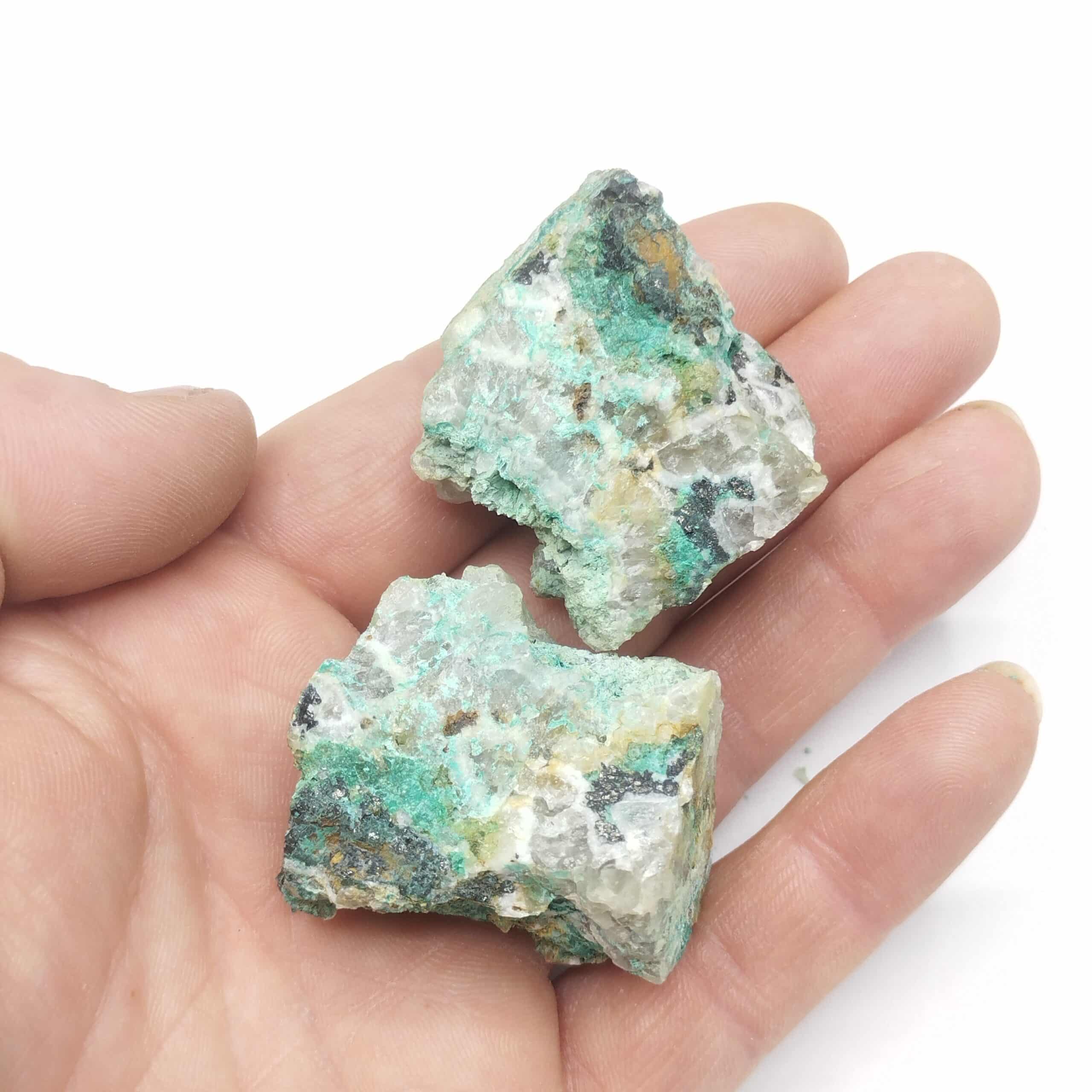 Langite & Tétraédrite, La Verrière, Rhône.