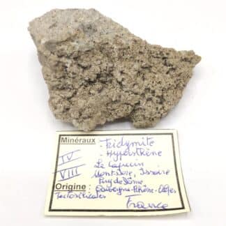 Tridymite & Hypersthène, Le Capucin, Mont-Dore, Puy-de-Dôme.