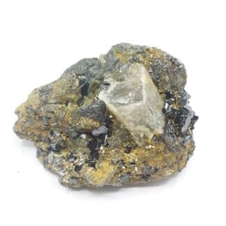 Cassitérite, Chlorite & Quartz, Mine du Mont Lyell, Tasmanie.