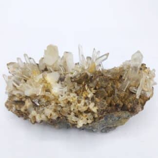 Quartz & Sidérite, Mine des Halles, Vaulnaveys, Isère.