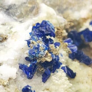 Azurite, Malachite, Mimetite, Dundasite, Mas Dieu, Gard.