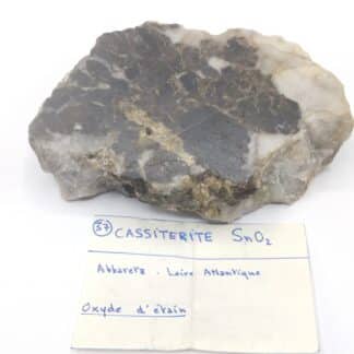 Cassitérite & Muscovite, Mine d’Abbaretz, Loire-Atlantique.