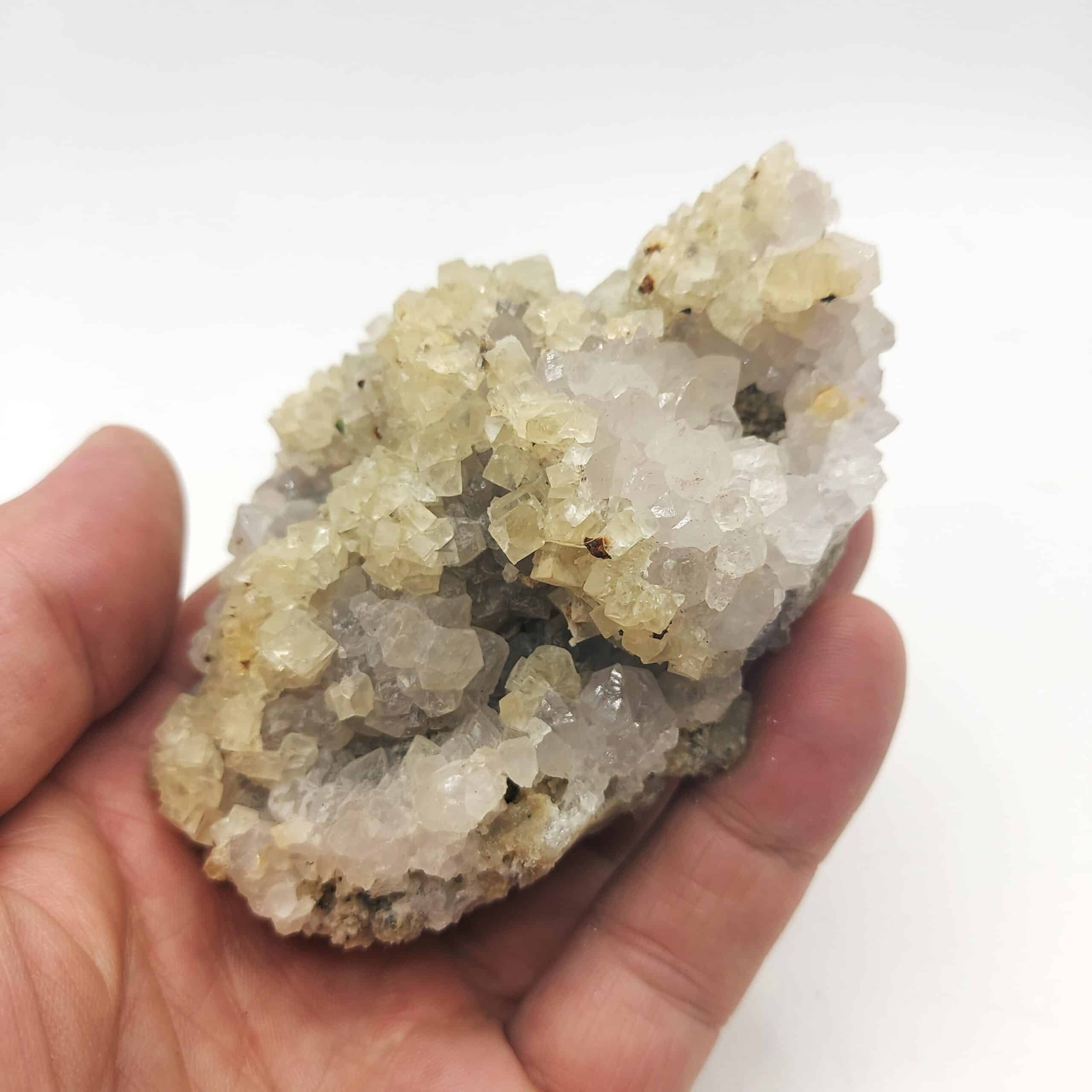 Fluorine sur Quartz, L’Argentolle, Morvan, Saône-et-Loire.