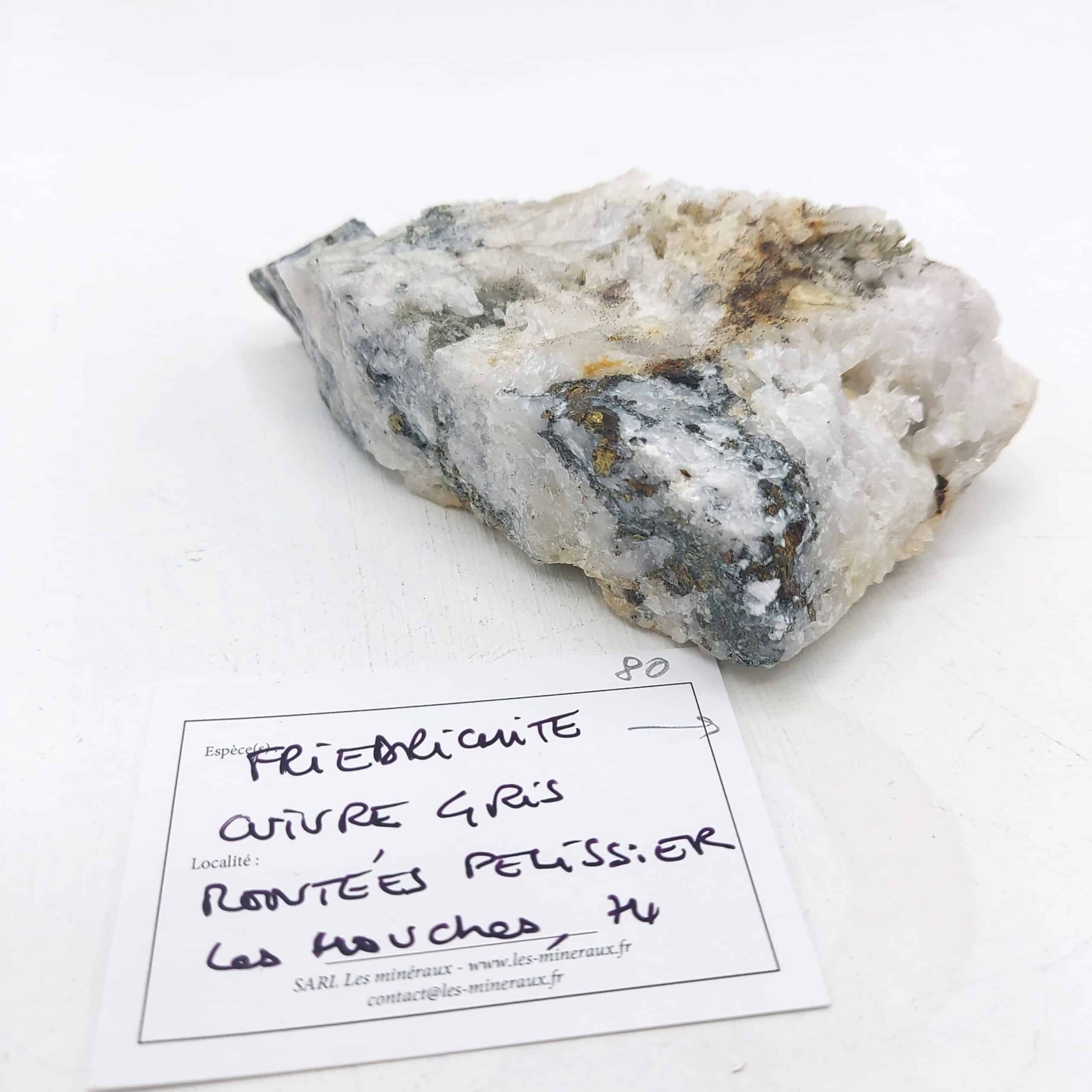 Friedrichite, Chalcopyrite, Quartz, Les Montées Pélissier, Haute-Savoie.
