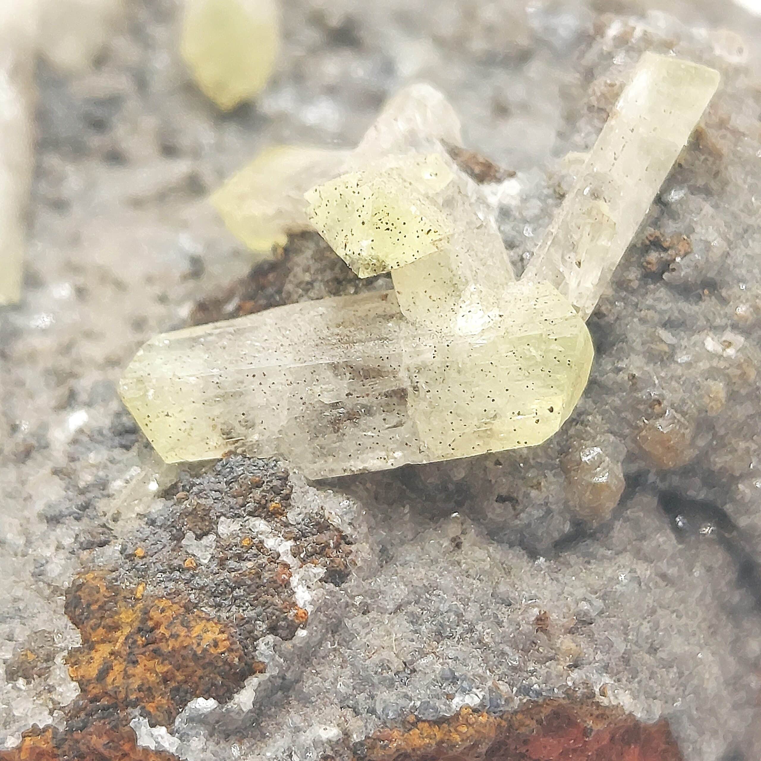 Adamite, Ojuela mine, Mapimí, Durango, Mexique.