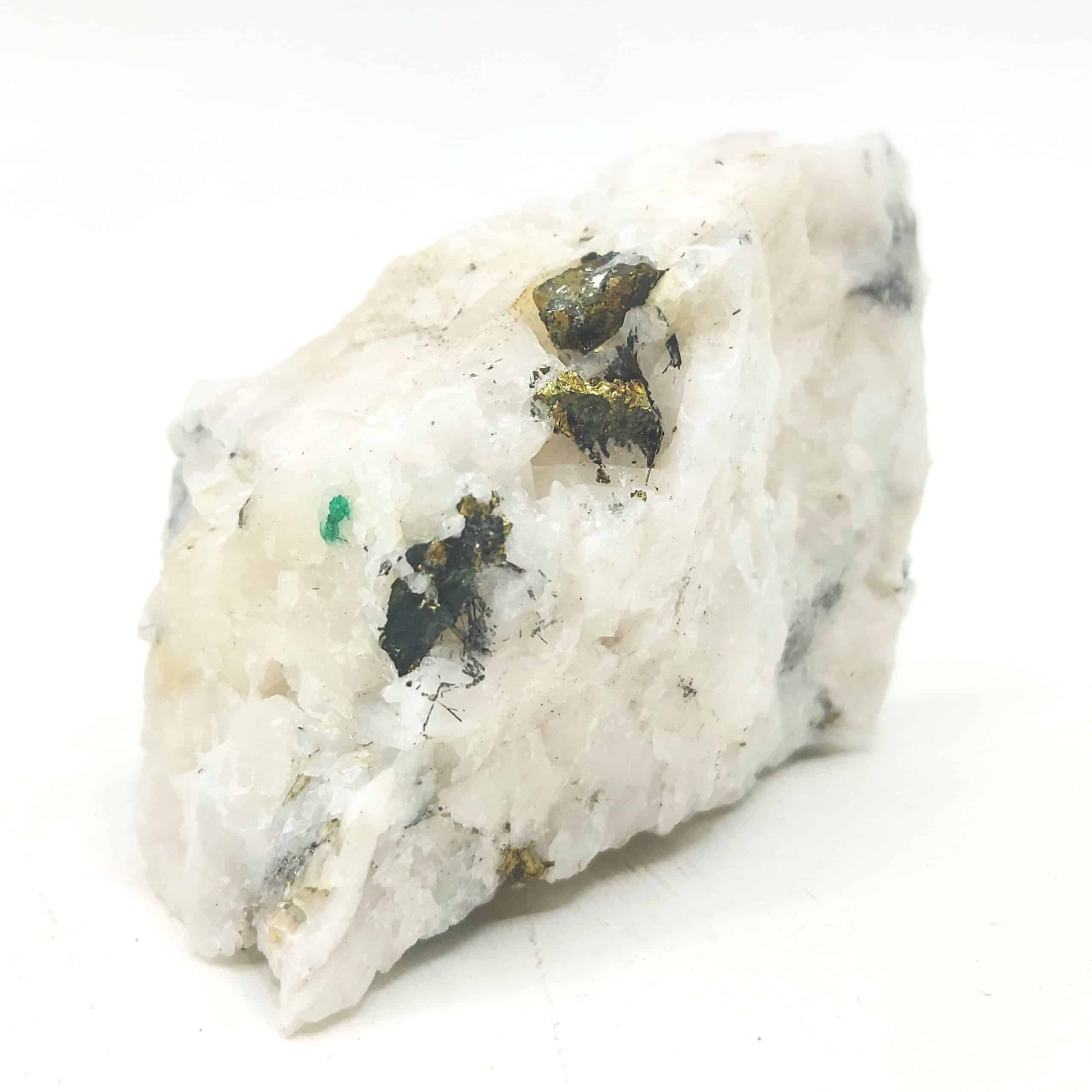 Friedrichite, Chalcopyrite, Quartz, Les Montées Pélissier, Haute-Savoie.