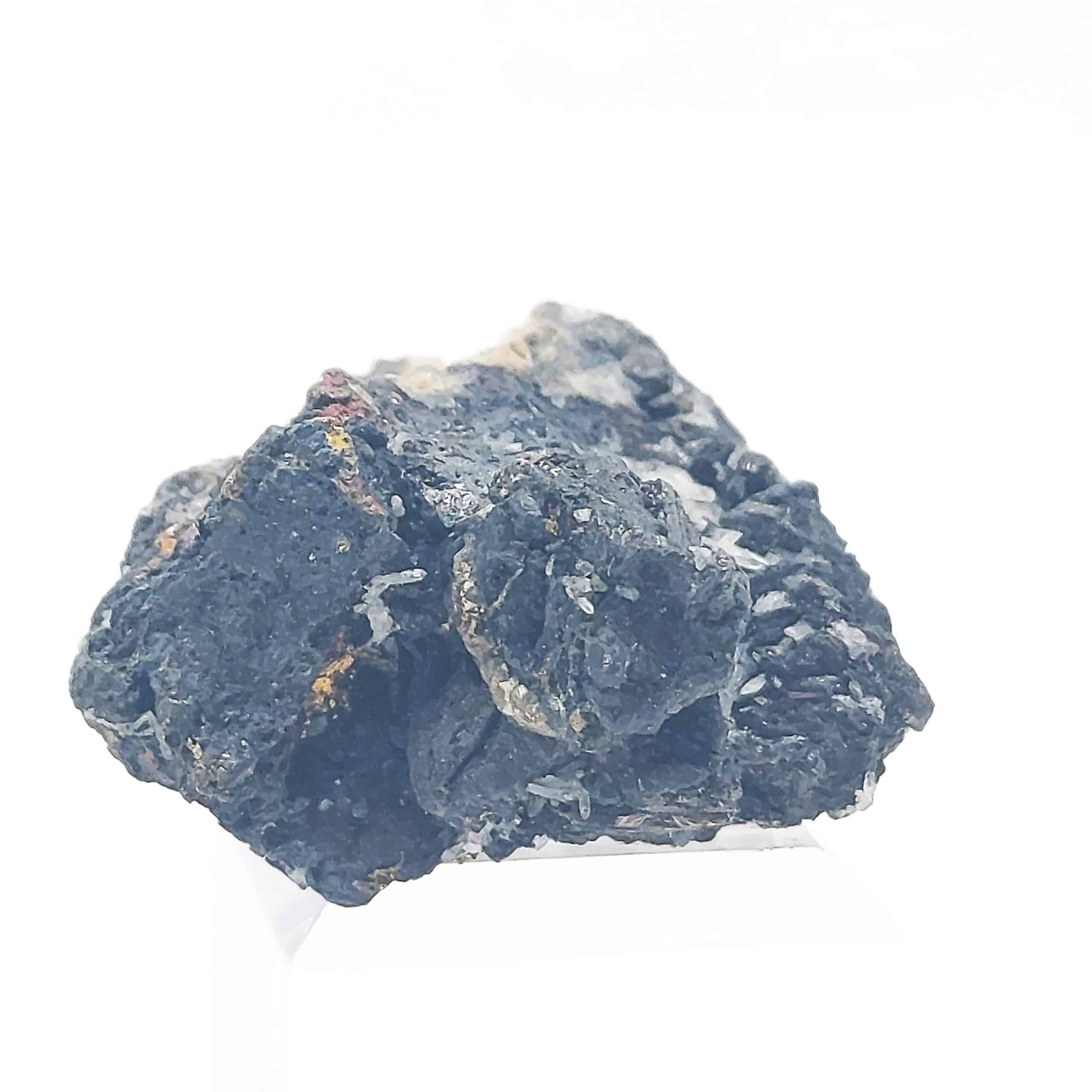 Bismuthinite, Chalcopyrite, Fowey Consols de Cornouailles, Royaume-Uni.