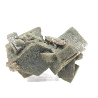 Adulaire, Chlorite, Sphène (Titanite), Druntobel, Grisons, Suisse.