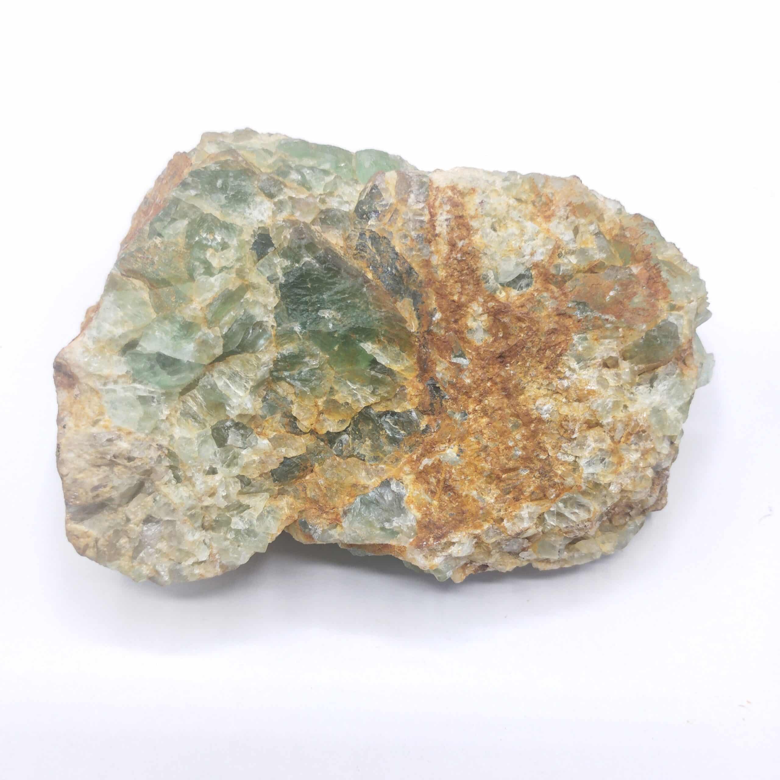 Fluorite (Historique), Mines de Marsanges, Haute-Loire, Auvergne.