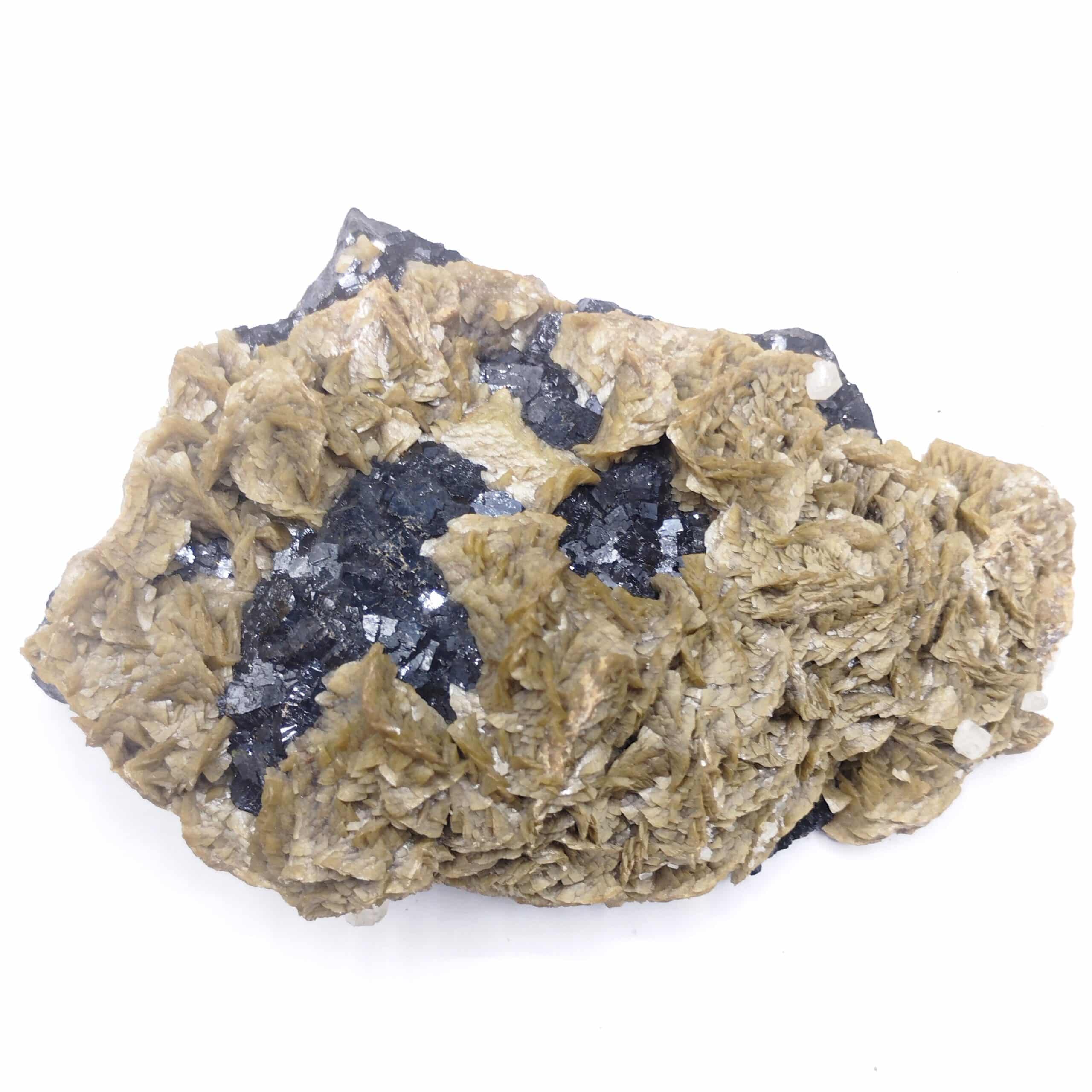 Sidérite, Blende & Calcite, Mine de Peyrebrune, Tarn.