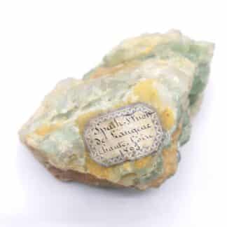 Fluorite (Historique), Mines de Marsanges, Haute-Loire, Auvergne.
