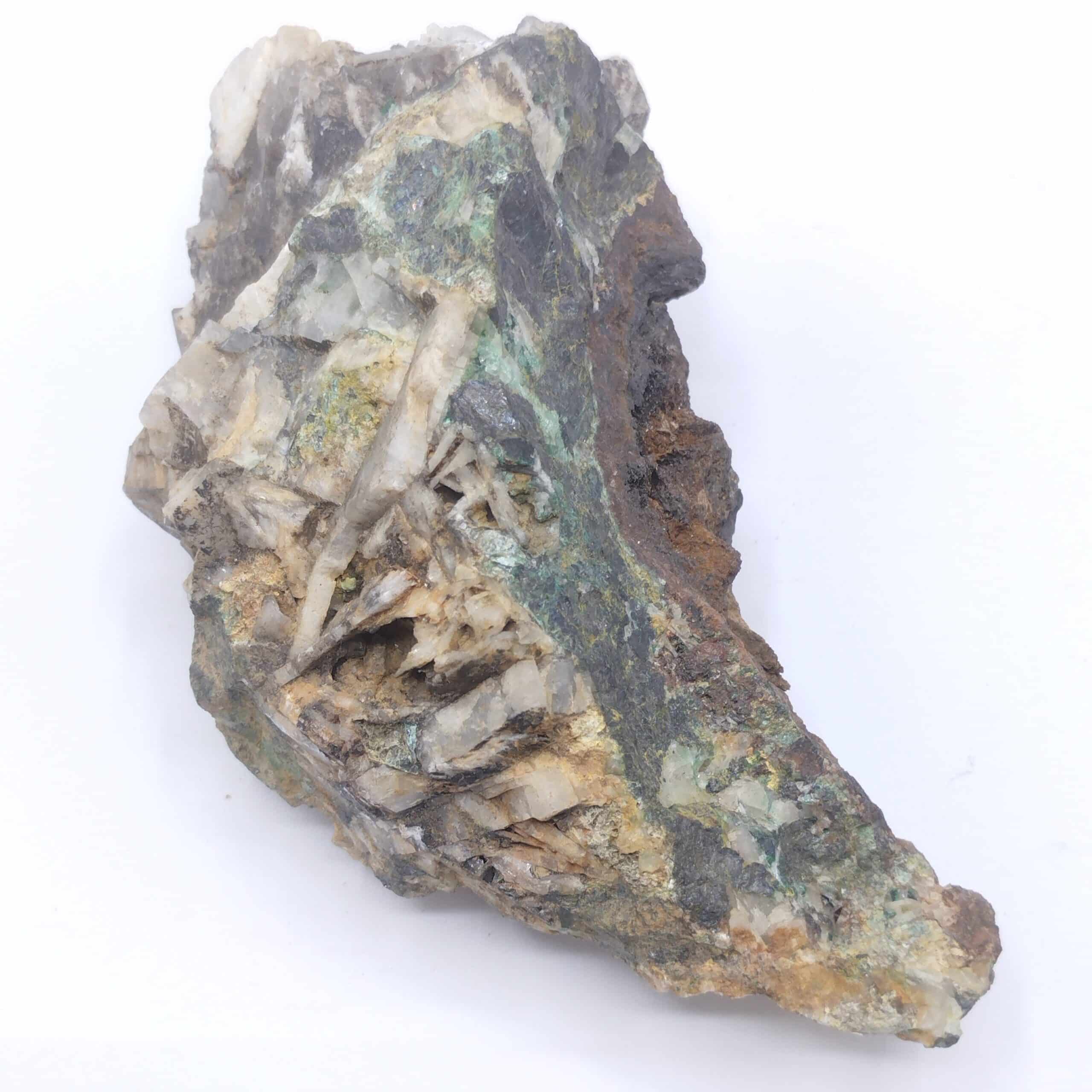 Bournonite, Mines de Monthaut, Palairac, Aude.