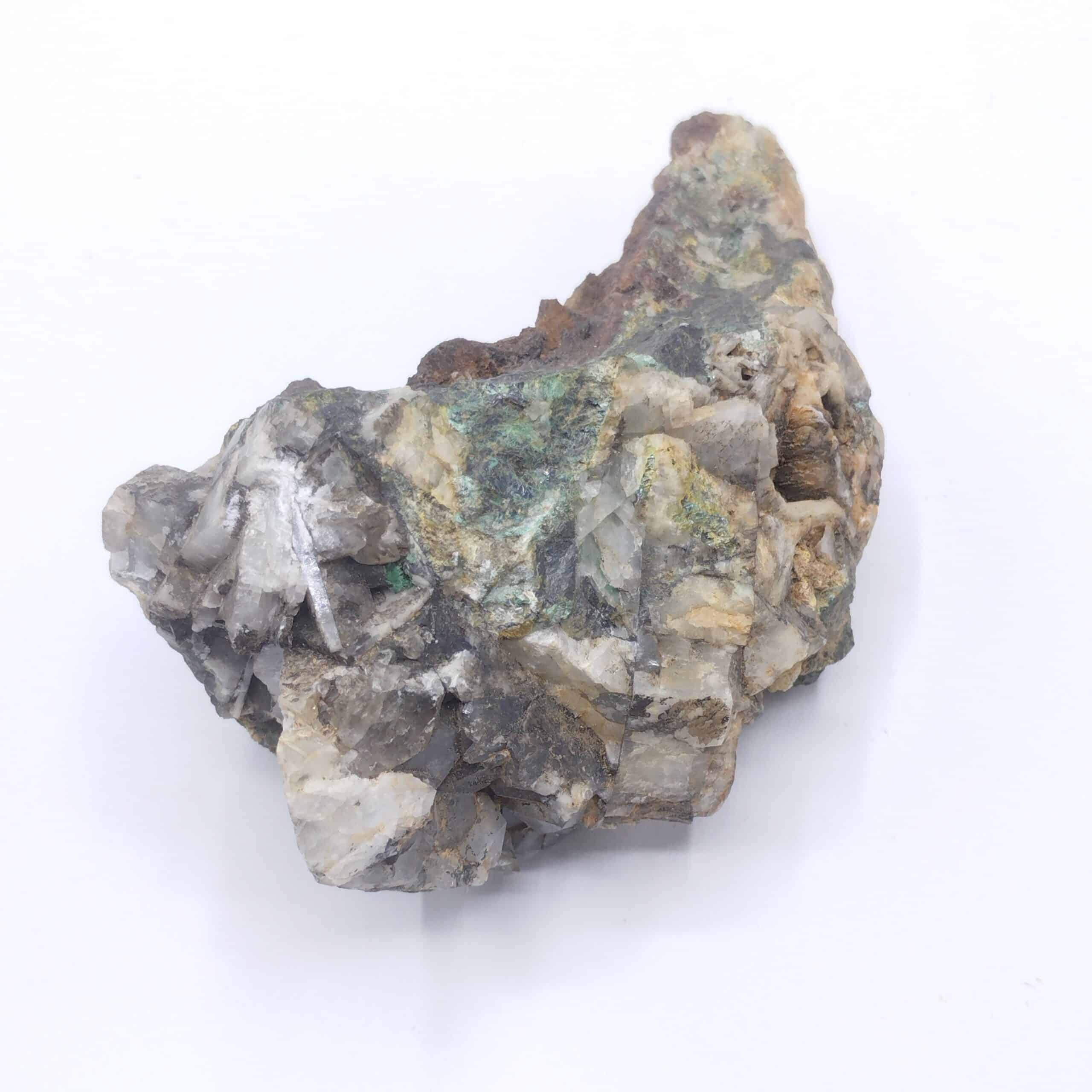 Bournonite, Mines de Monthaut, Palairac, Aude.