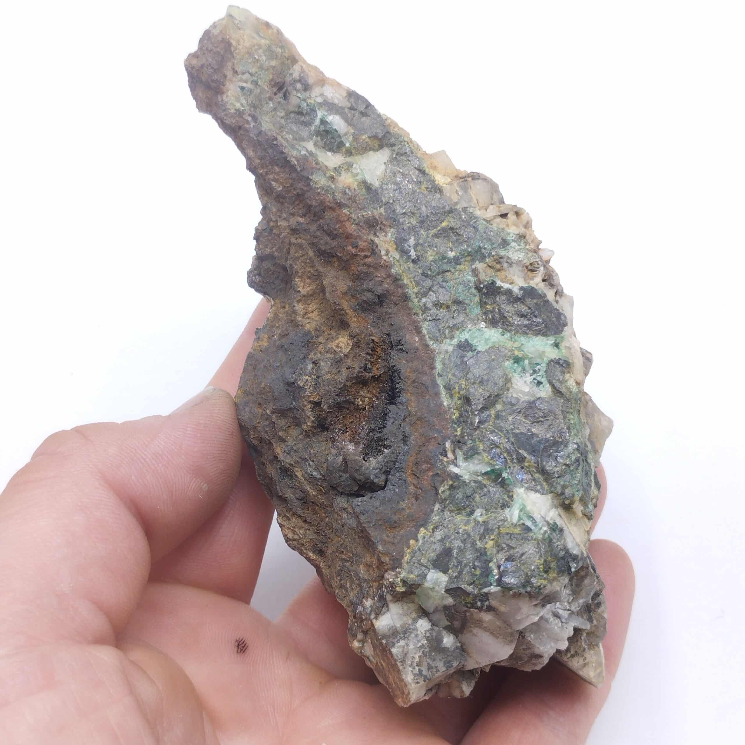 Bournonite, Mines de Monthaut, Palairac, Aude.