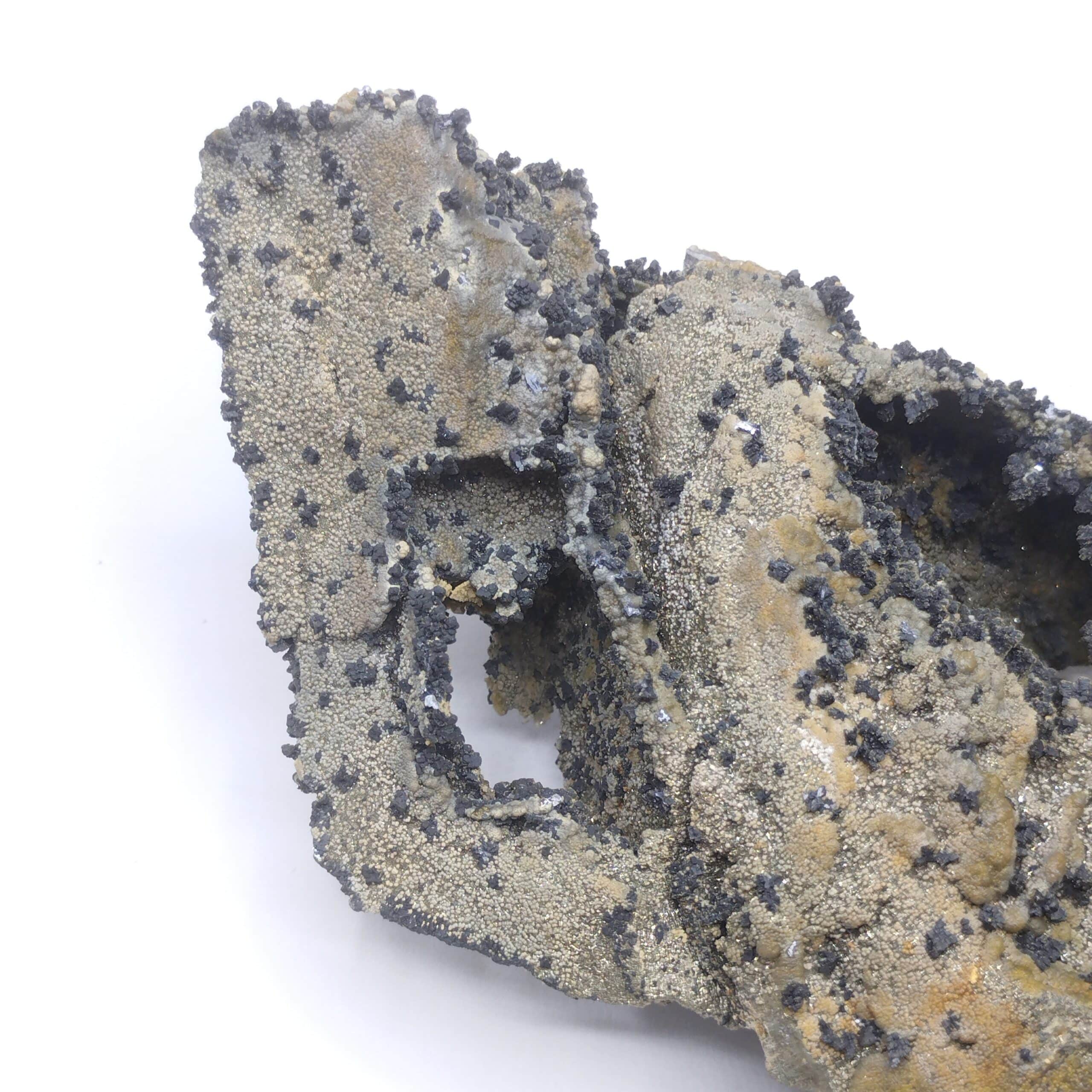 Galène & Baryte, Les Vieux Travaux, Mine des Malines, Gard.