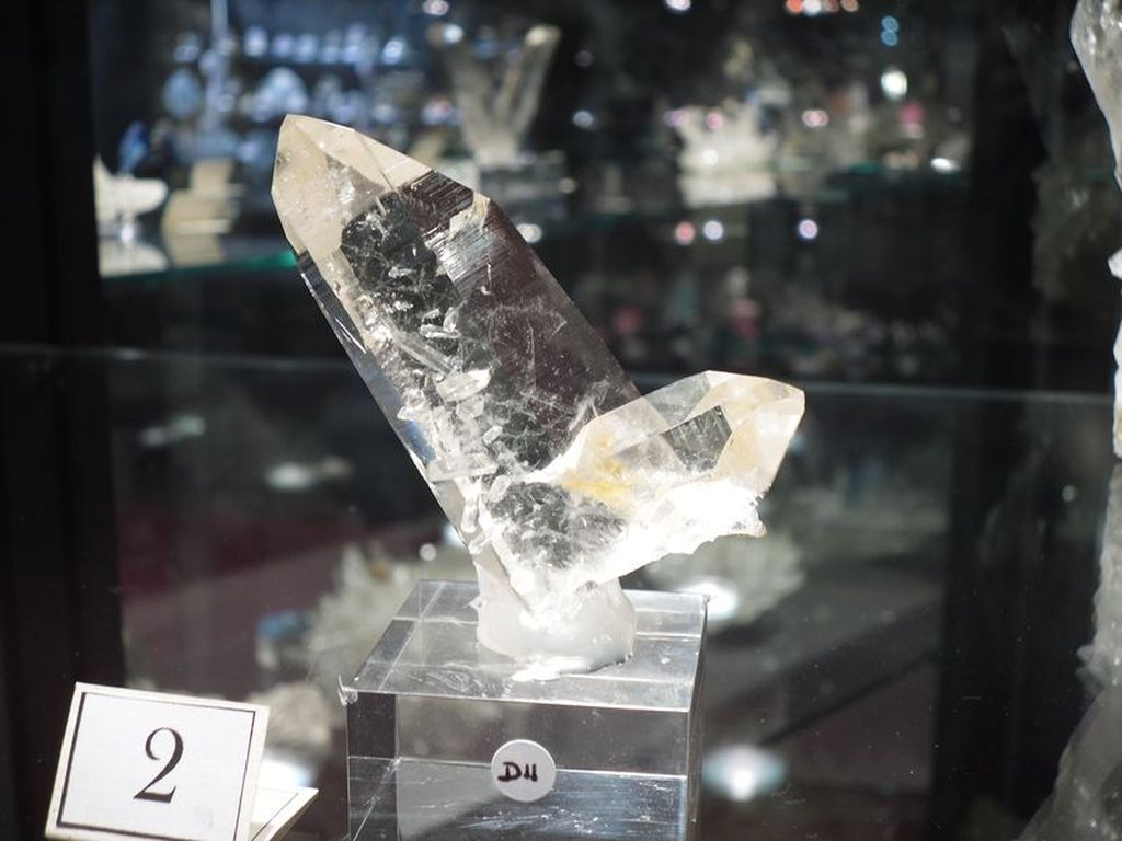 Cristaux de quartz, mine de La Gardette, Bourg d'Oisans.