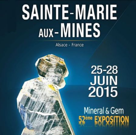 Bourse minéraux Sainte-Marie-aux-Mines 2015.